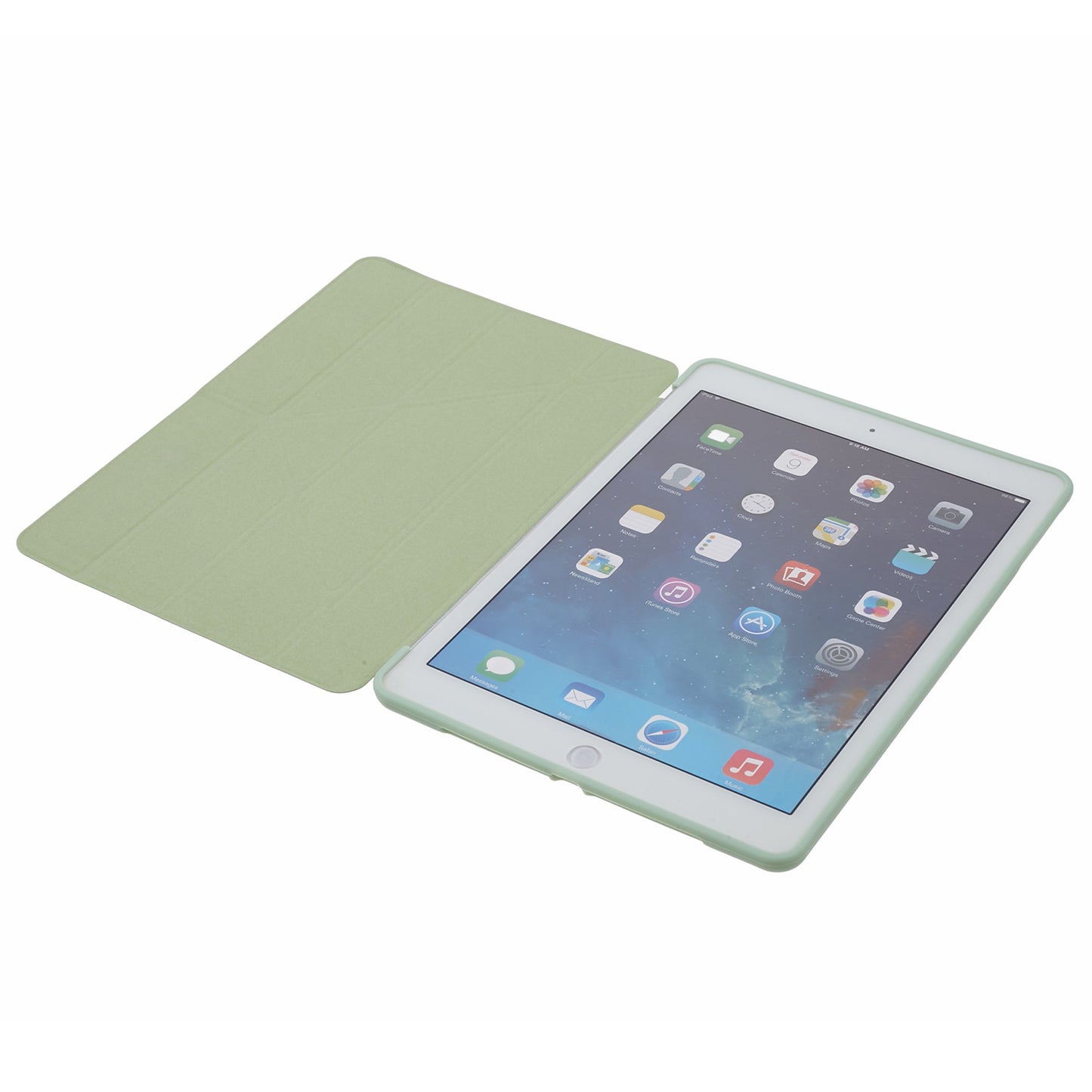 For iPad 9.7 (2018) / (2017) Smart Tablet Case PU Leather + TPU Origami Stand Cover