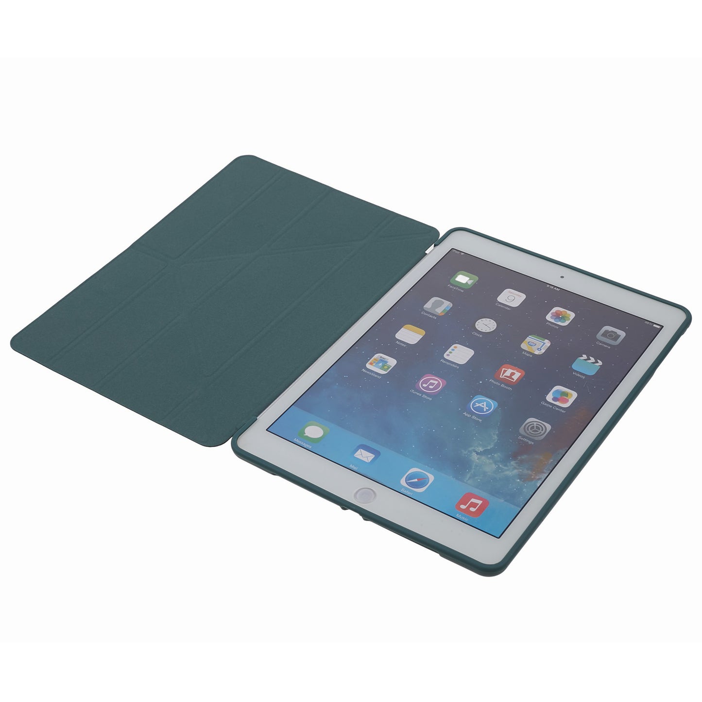 For iPad 9.7 (2018) / (2017) Smart Tablet Case PU Leather + TPU Origami Stand Cover