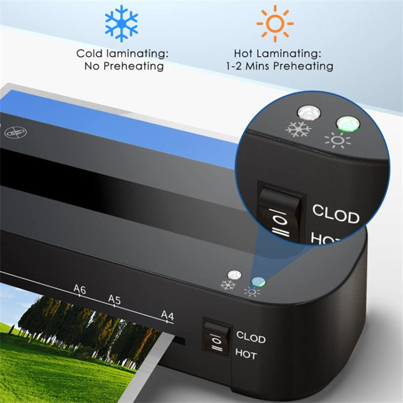 FANGNUO FN333 A4 Laminator Office Document Photo Laminating Machine (A4 / A5 / A6 Laminating Pouch*5)