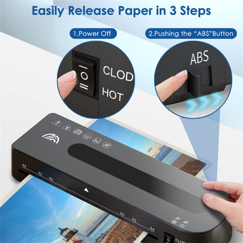 FANGNUO FN333 A4 Laminator Office Document Photo Laminating Machine (A4 / A5 / A6 Laminating Pouch*5)