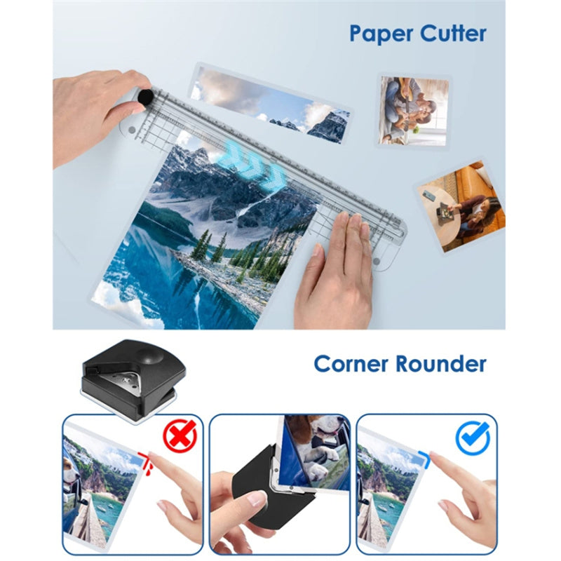 FANGNUO FN333 A4 Laminator Office Document Photo Laminating Machine (A4 / A5 / A6 Laminating Pouch*5)