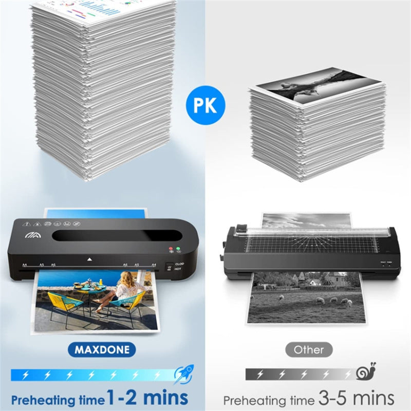 FANGNUO FN333 A4 Laminator Office Document Photo Laminating Machine (A4 / A5 / A6 Laminating Pouch*5)