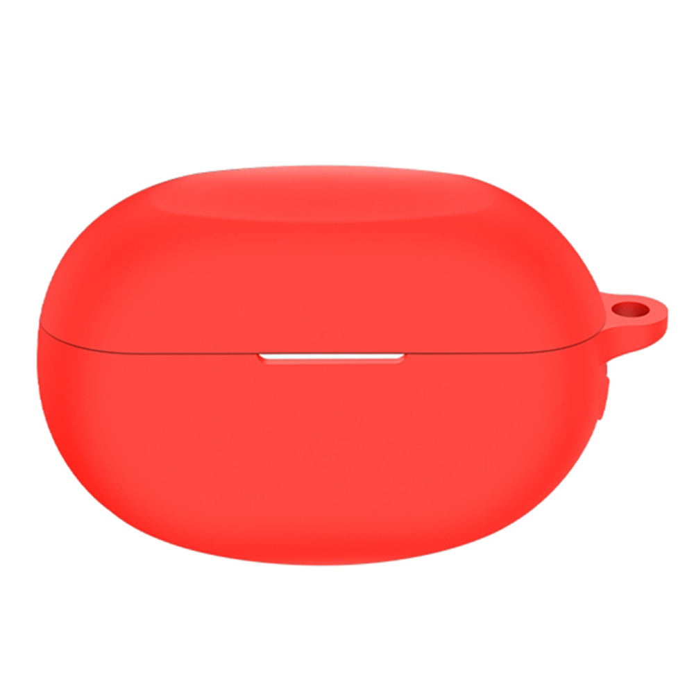 For Realme Buds Air 5 Pro Silicone Cover Case TWS Bluetooth Earphone Charging Bin Sleeve with Buckle