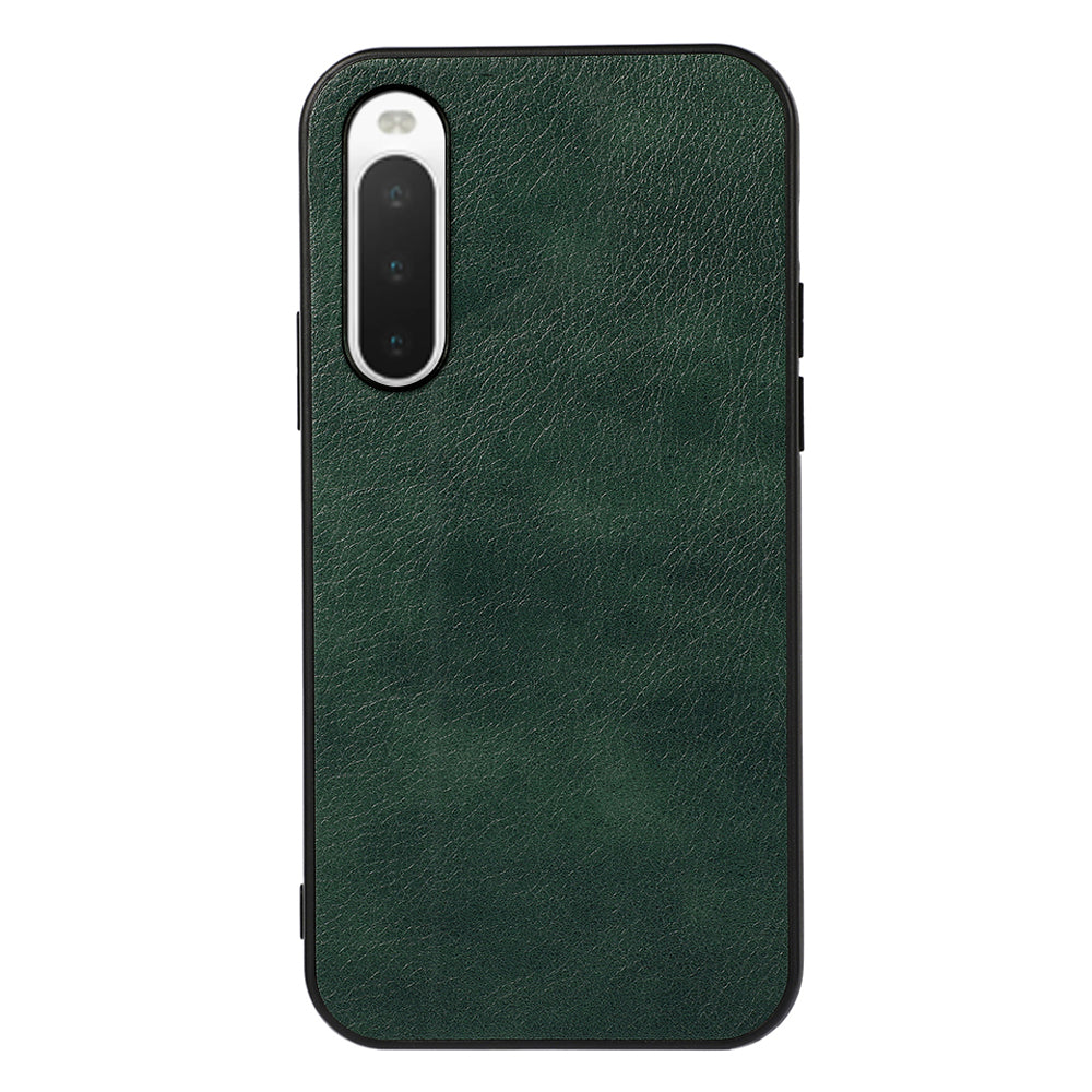 For Sony Xperia 10 V PU Leather + TPU + PC Phone Case Litchi Texture Anti-Scratch Protection Cover