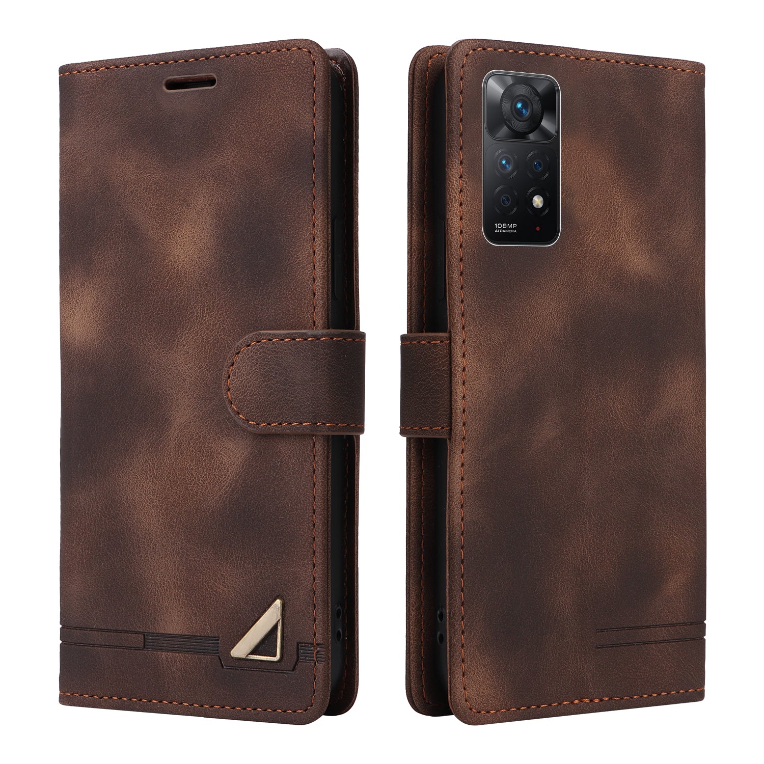 007 Series For Xiaomi Redmi Note 12 Pro 4G / Note 11 Pro 4G (Mediatek) / Note 11 Pro 5G (Qualcomm) Skin-touch Leather Phone Case Wallet Folding Stand Shell