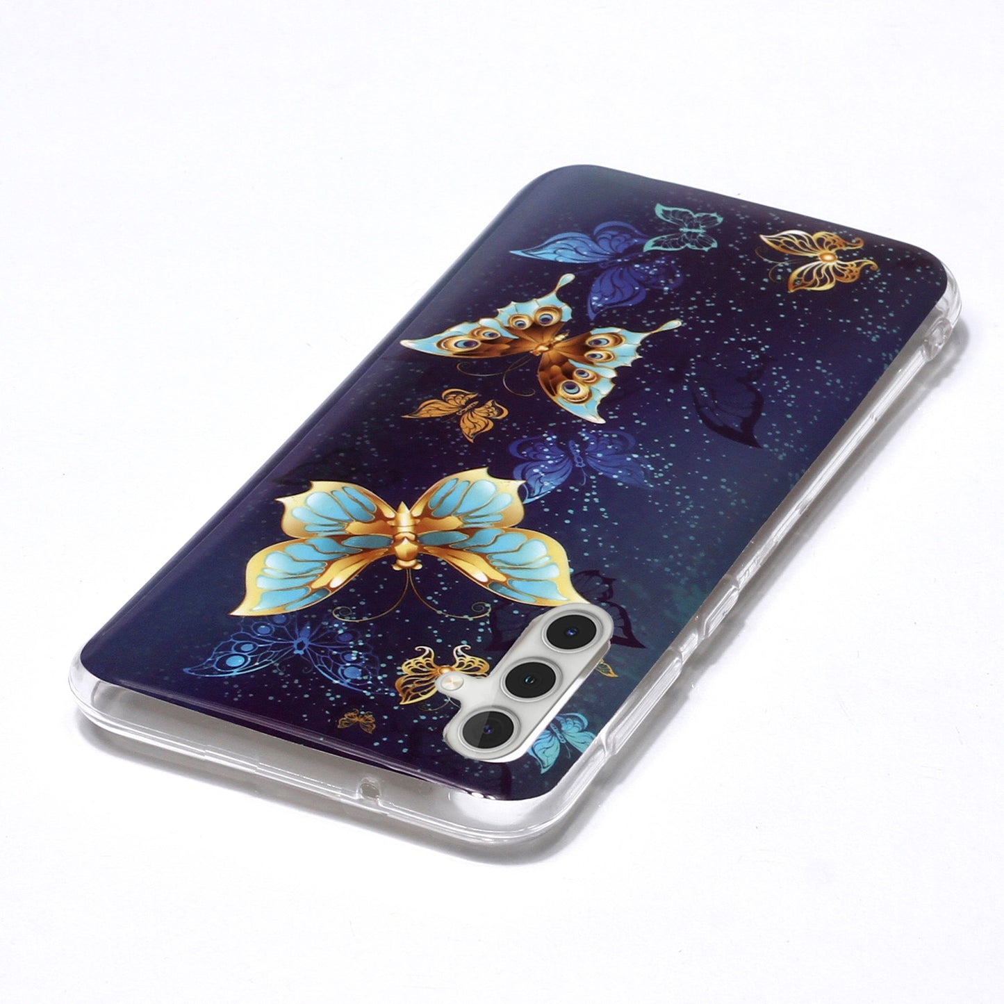 For Samsung Galaxy A24 5G Phone Case Luminous Patterned IMD TPU Back Case