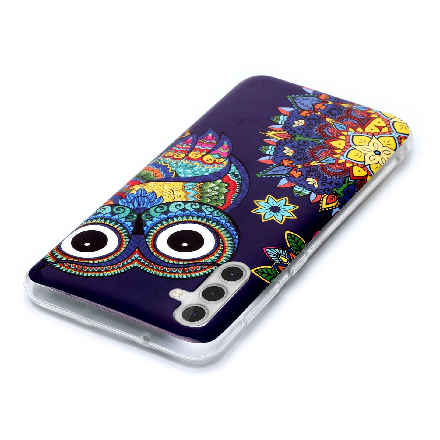 For Samsung Galaxy A24 5G Phone Case Luminous Patterned IMD TPU Back Case