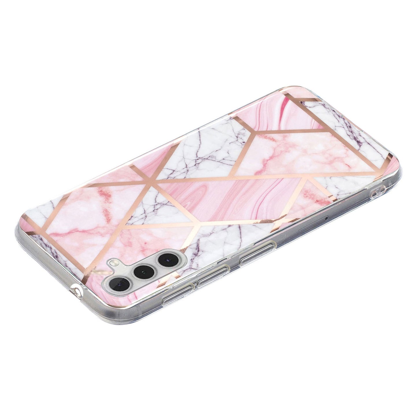 For Samsung Galaxy A24 4G Pattern IMD Case Soft TPU Electroplating Protective Phone Cover