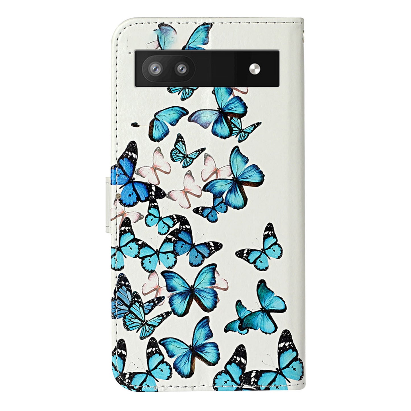 Wallet Phone Case for Google Pixel 7a Anti-Drop Shockproof Case Pattern Printing Leather Flip Cover