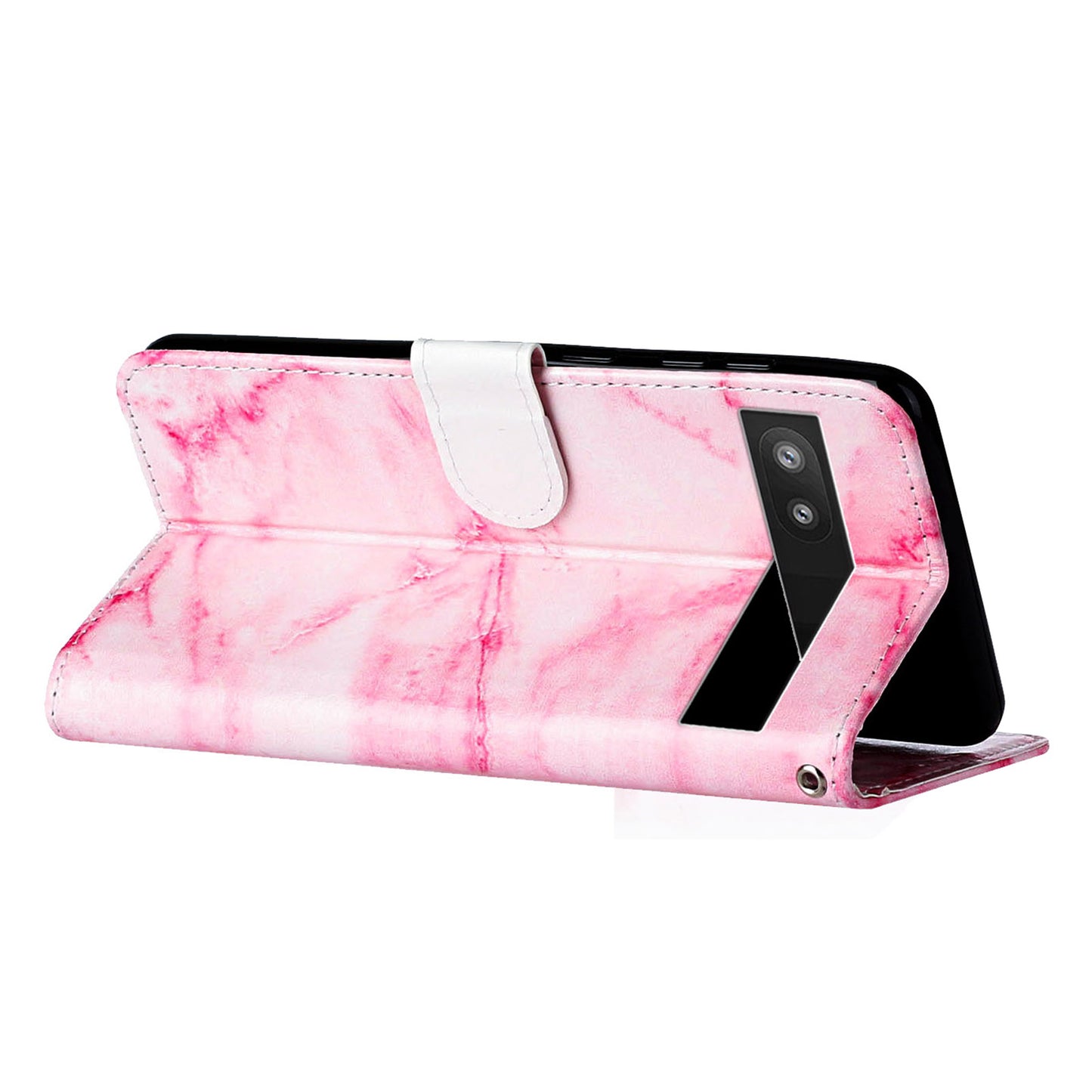Wallet Phone Case for Google Pixel 7a Anti-Drop Shockproof Case Pattern Printing Leather Flip Cover