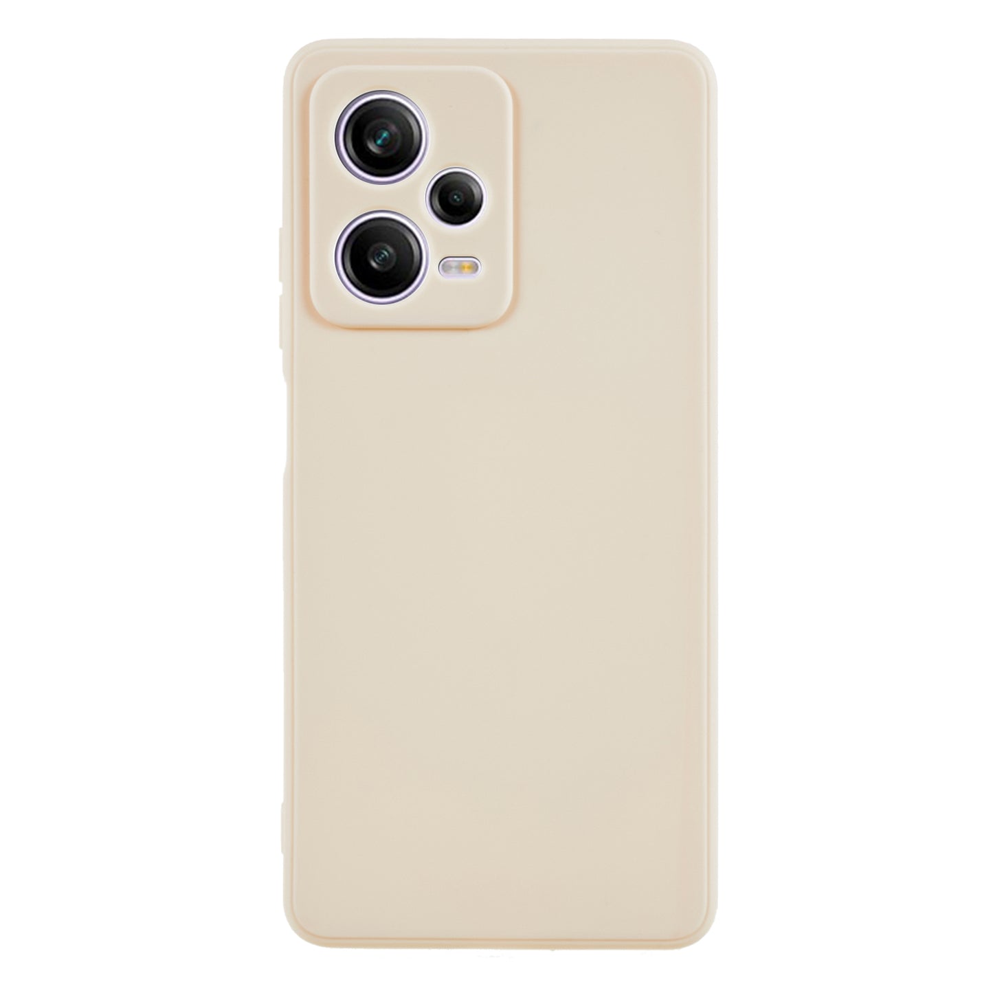 For Xiaomi Redmi Note 12 Pro 5G Straight Edge Design Phone Case Soft TPU Precise Cutout Anti-Scratch Cover