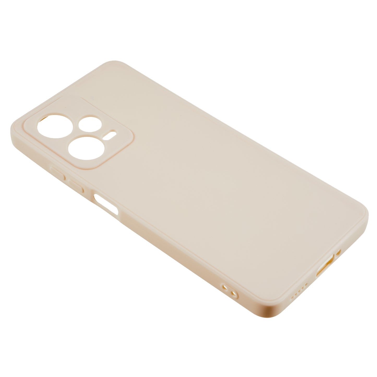 For Xiaomi Redmi Note 12 Pro 5G Straight Edge Design Phone Case Soft TPU Precise Cutout Anti-Scratch Cover