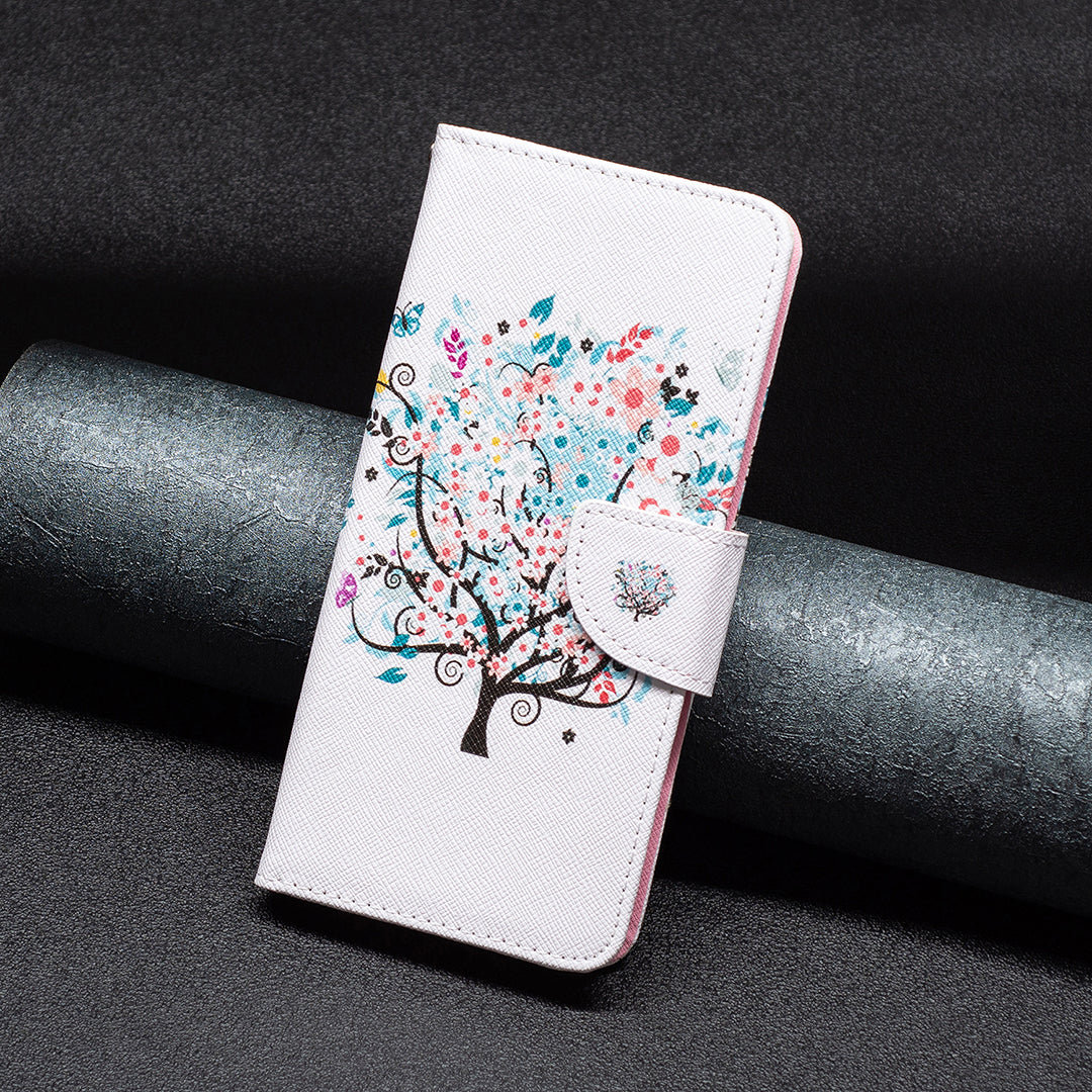 For Oppo Find X6 5G Pattern Printing Full Protection Phone Case PU Leather Wallet Flip Stand Shell