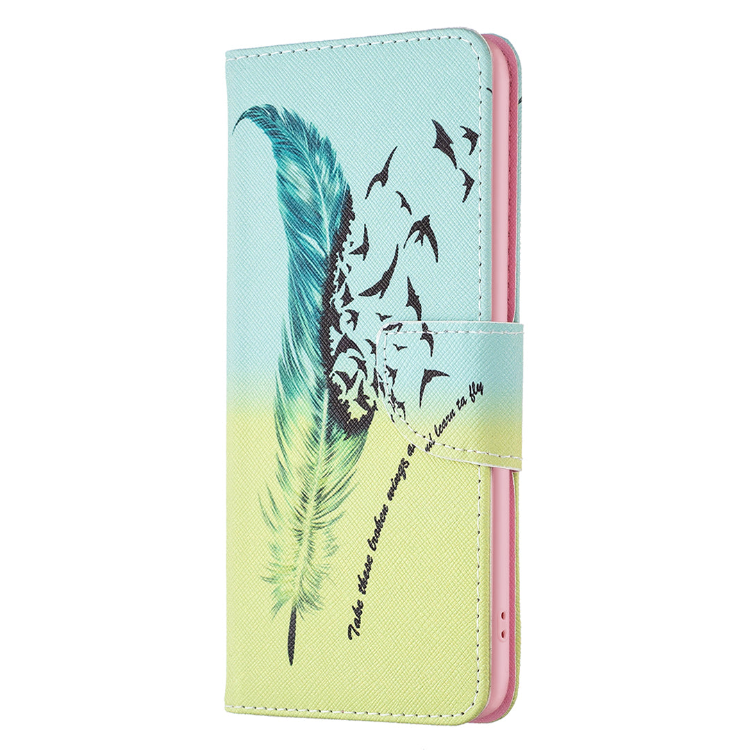 For Oppo Find X6 5G Pattern Printing Full Protection Phone Case PU Leather Wallet Flip Stand Shell