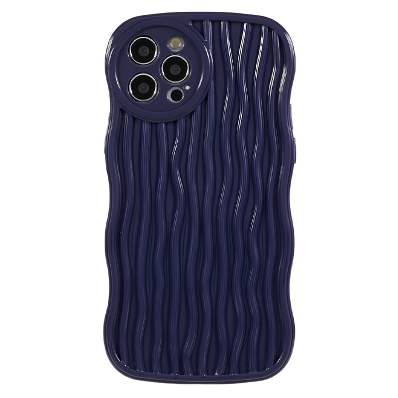 Wavy Edge TPU Phone Case for iPhone 12 Pro , Anti-scratch Mobile Phone Cover