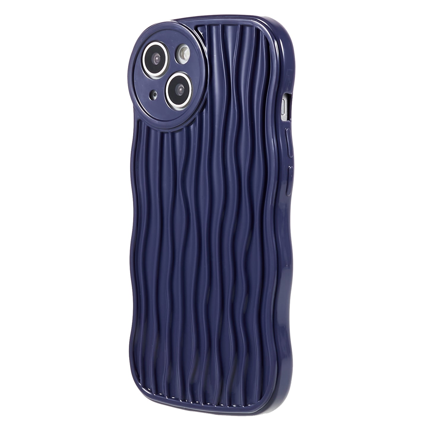 Anti-Drop Phone Case for iPhone 14 Wavy Edge Soft TPU Cover Protective Phone Shell