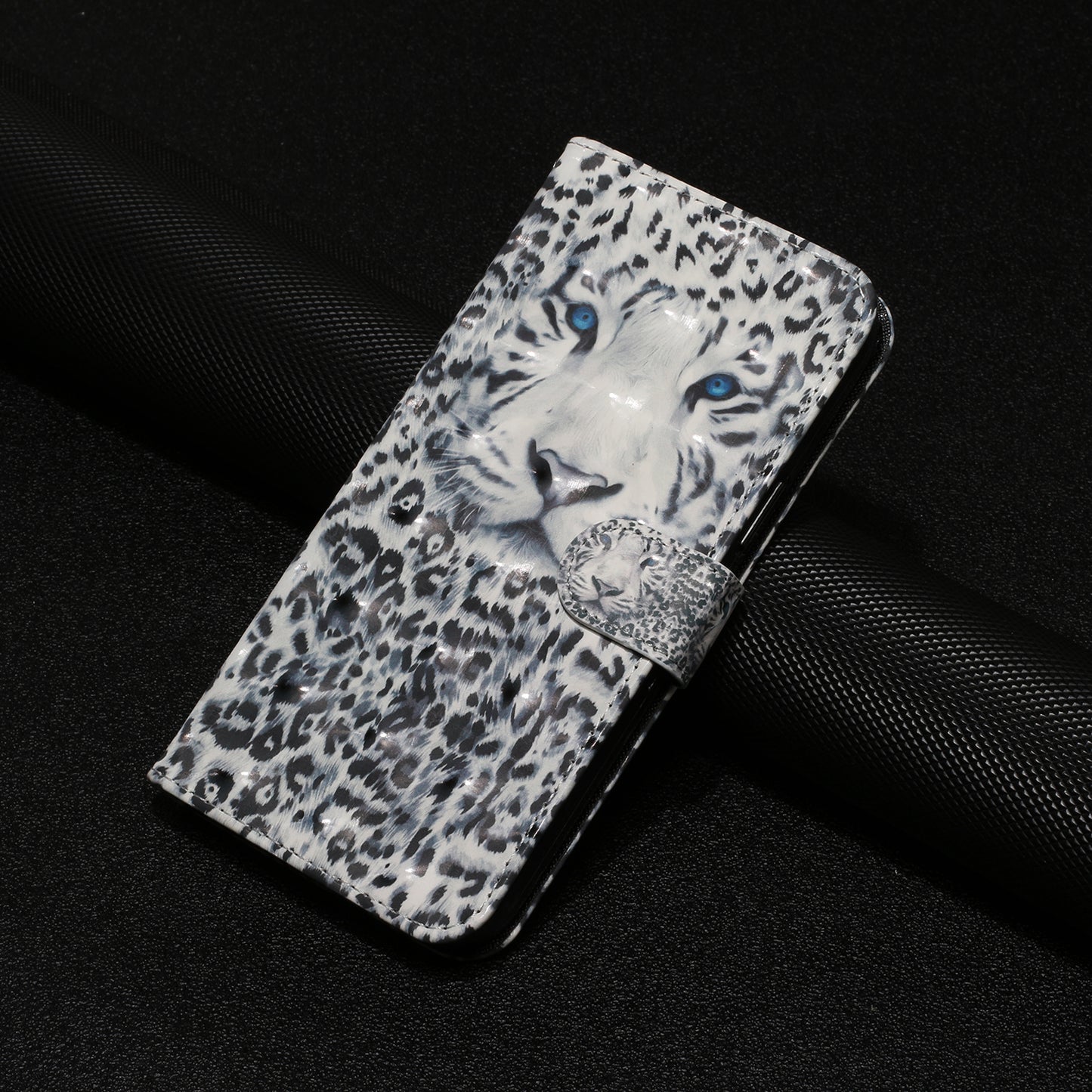 For Google Pixel 7 5G PU Leather Flip Wallet Case 3D Pattern Printing Stand Phone Cover with Strap