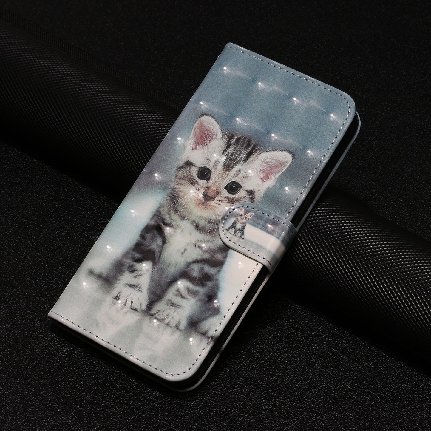 For Xiaomi Poco X5 Pro 5G / Redmi Note 12 Pro Speed 5G / Note 12 Pro 5G 3D Pattern Printing Phone Case PU Leather Wallet Stand Anti-drop Cover