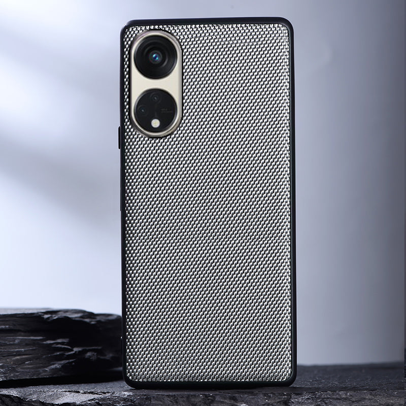For Oppo Reno8 T 5G / A1 Pro 5G Cell Phone Back Cover Nylon Coated Soft TPU Phone Case