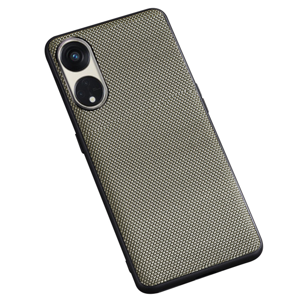 For Oppo Reno8 T 5G / A1 Pro 5G Cell Phone Back Cover Nylon Coated Soft TPU Phone Case