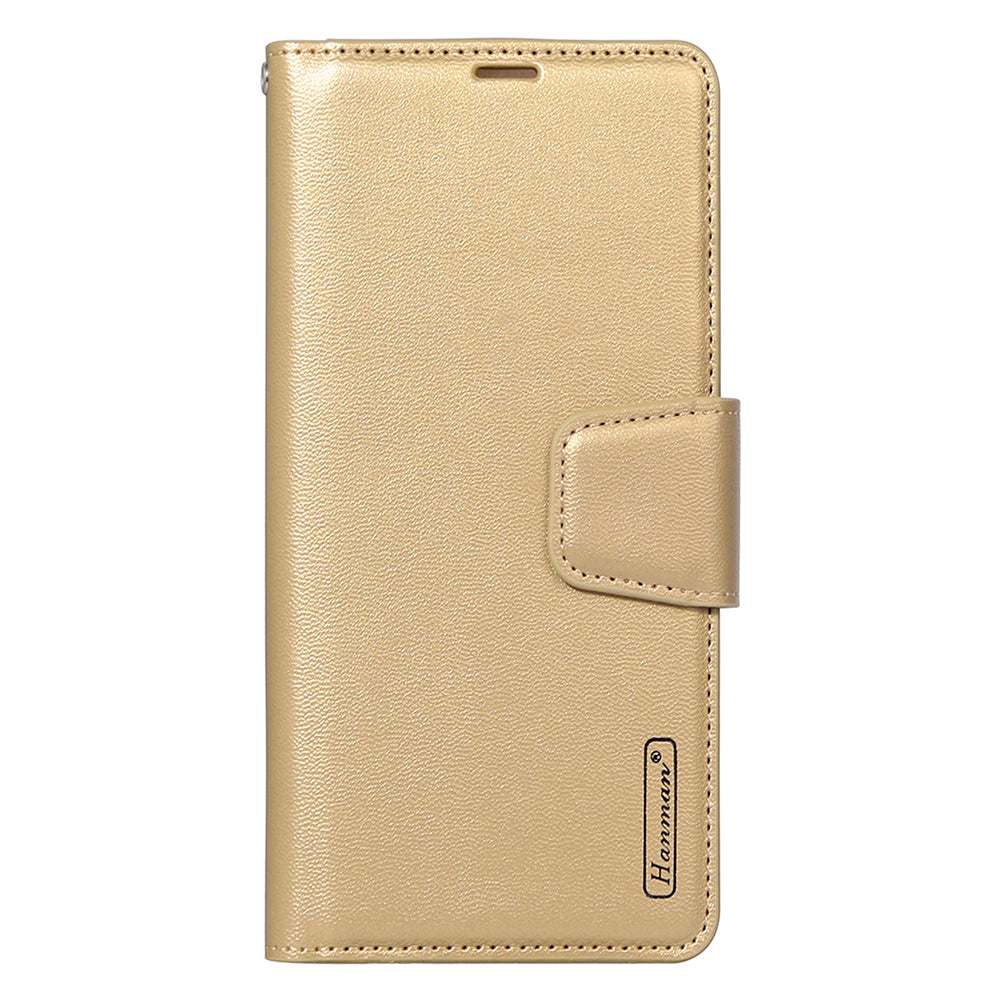 HANMAN Mill Series for Samsung Galaxy S20 5G / 4G Leather Phone Case Stand Wallet Anti-drop Phone Cover