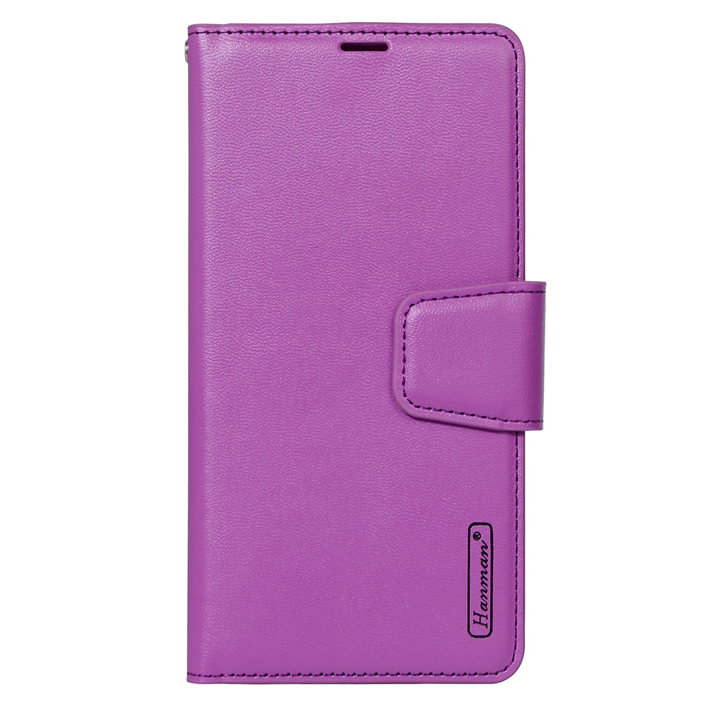 HANMAN Mill Series for Samsung Galaxy S20 FE 4G / FE 5G / S20 Lite / S20 FE 2022 Phone Case PU Leather Stand Wallet Cover