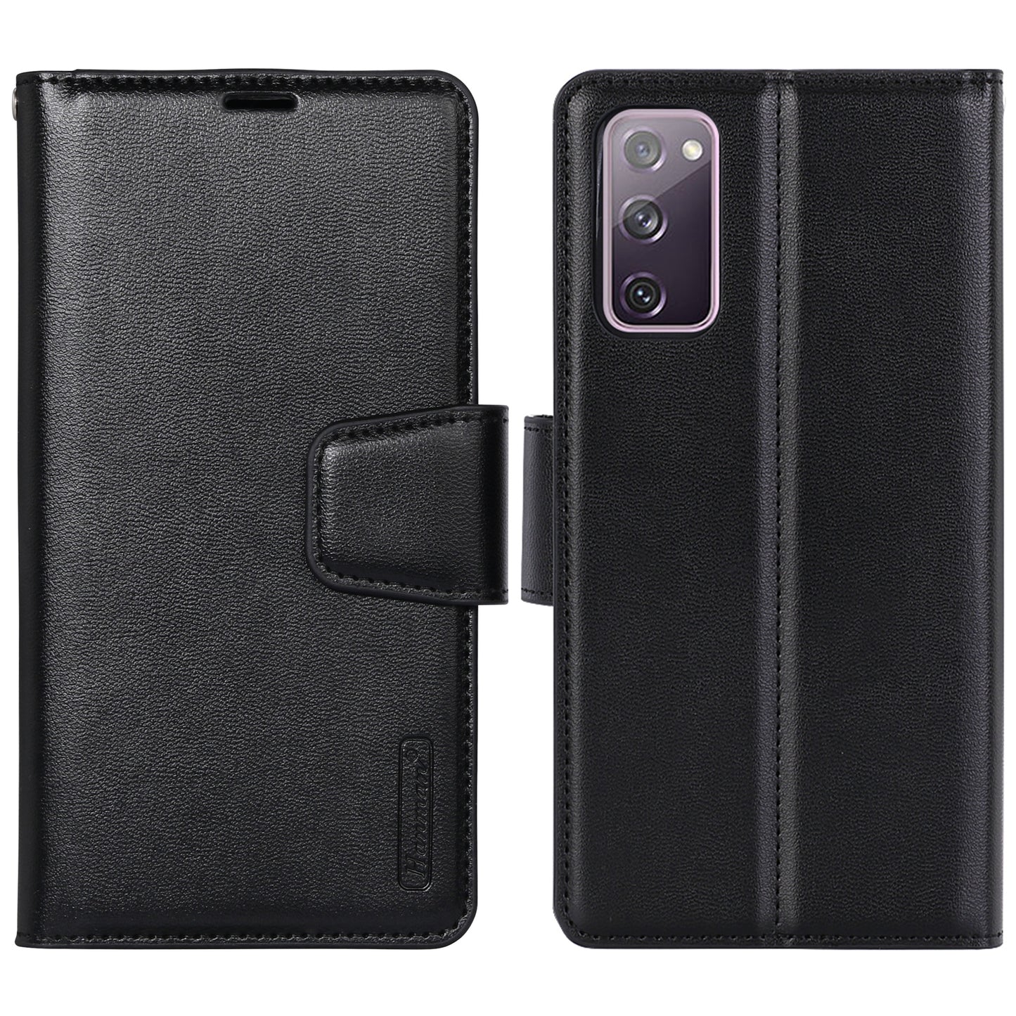 HANMAN Mill Series for Samsung Galaxy S20 FE 4G / FE 5G / S20 Lite / S20 FE 2022 Phone Case PU Leather Stand Wallet Cover