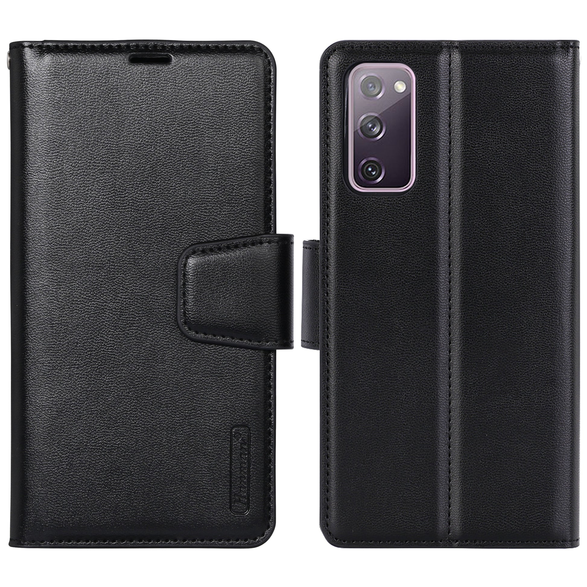 HANMAN Mill Series for Samsung Galaxy S20 FE 4G / FE 5G / S20 Lite / S20 FE 2022 Phone Case PU Leather Stand Wallet Cover