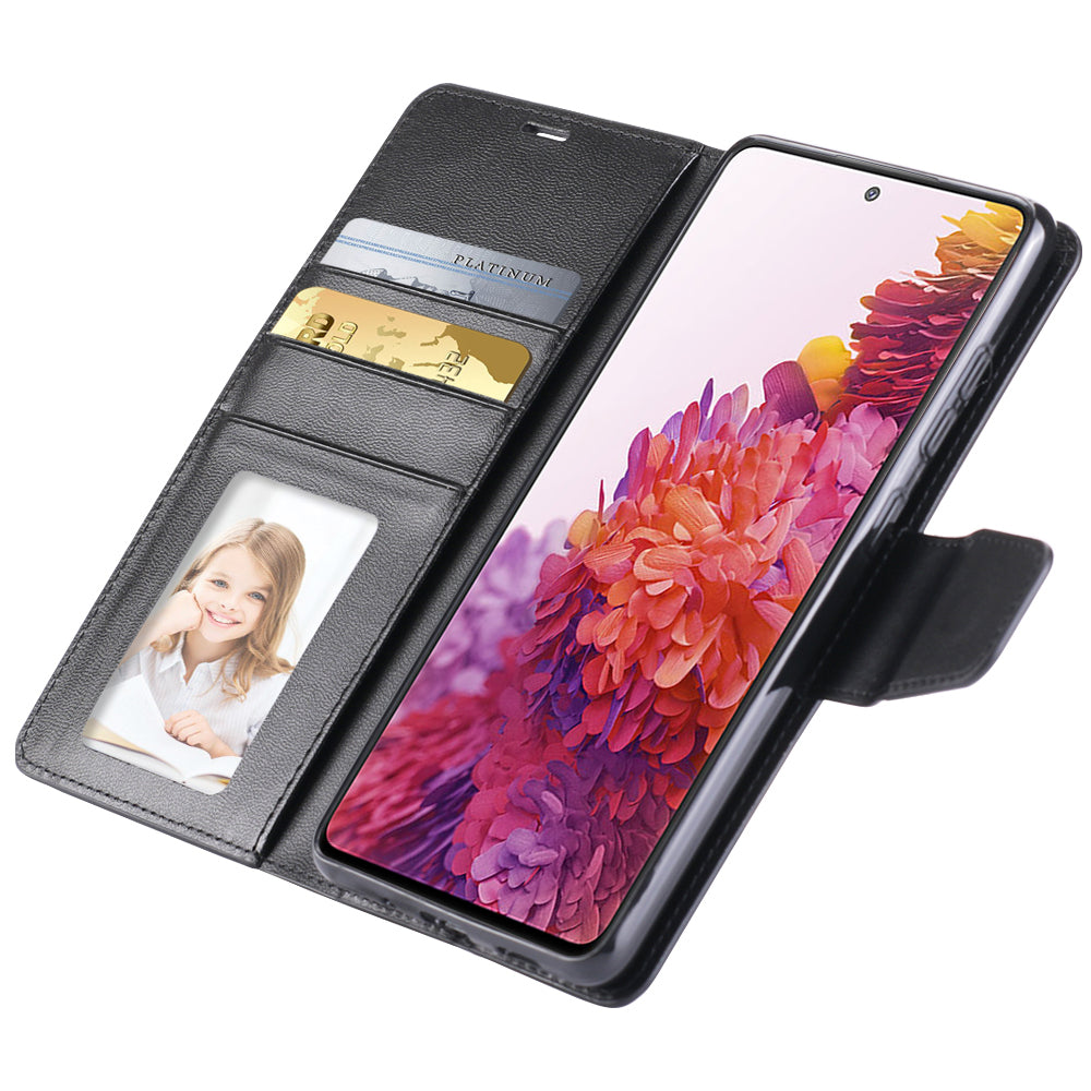 HANMAN Mill Series for Samsung Galaxy S20 FE 4G / FE 5G / S20 Lite / S20 FE 2022 Phone Case PU Leather Stand Wallet Cover