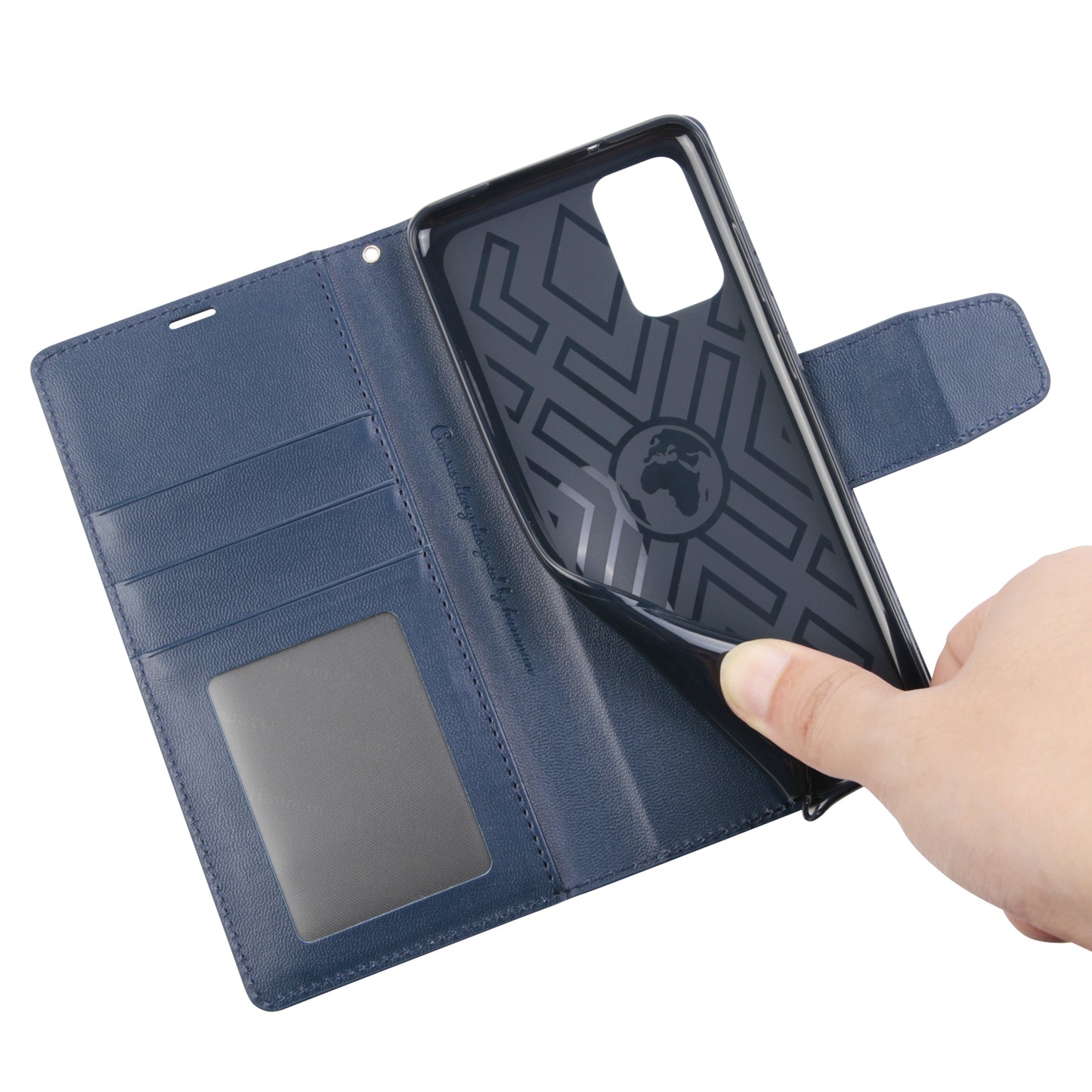 HANMAN Mill Series for Samsung Galaxy S20 Plus 5G / 4G Stand Phone Case Leather Wallet Smartphone Cover