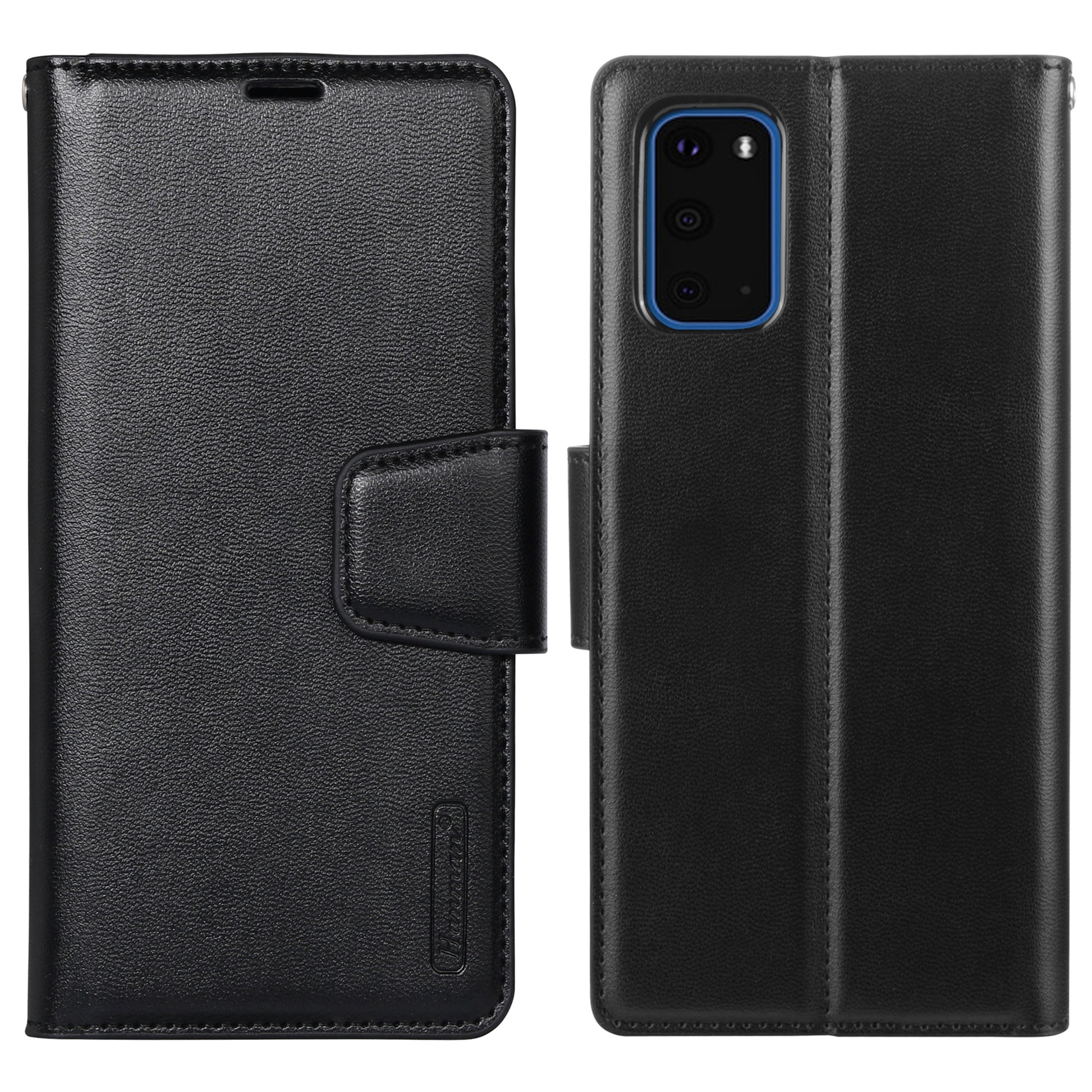 HANMAN Mill Series for Samsung Galaxy S20 Plus 5G / 4G Stand Phone Case Leather Wallet Smartphone Cover