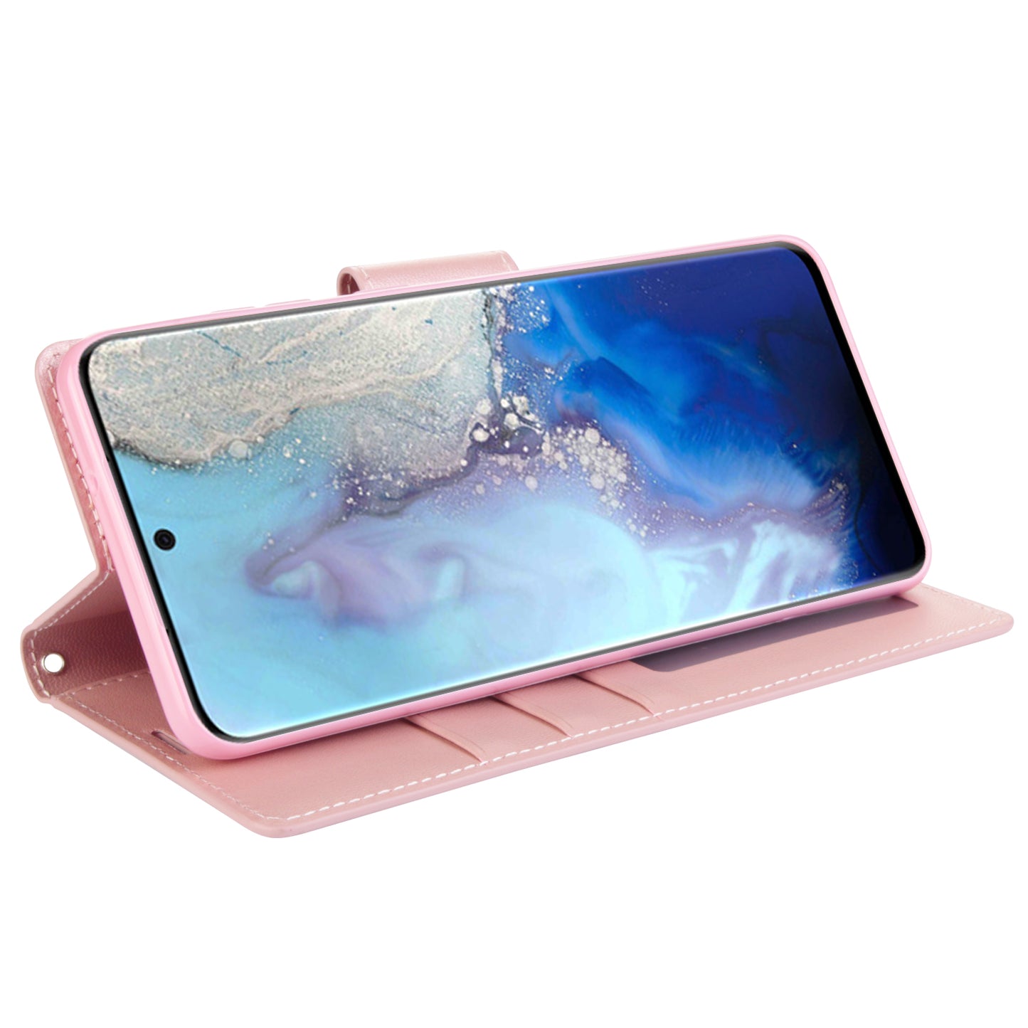 HANMAN Mill Series for Samsung Galaxy S20 Plus 5G / 4G Stand Phone Case Leather Wallet Smartphone Cover