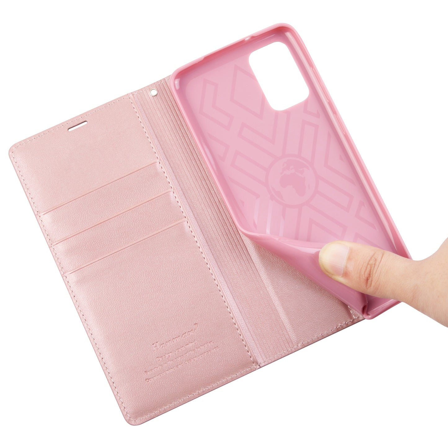 HANMAN Minuo Series for Samsung Galaxy S20 Plus 4G / 5G Leather Phone Wallet Case Protective Stand Cover