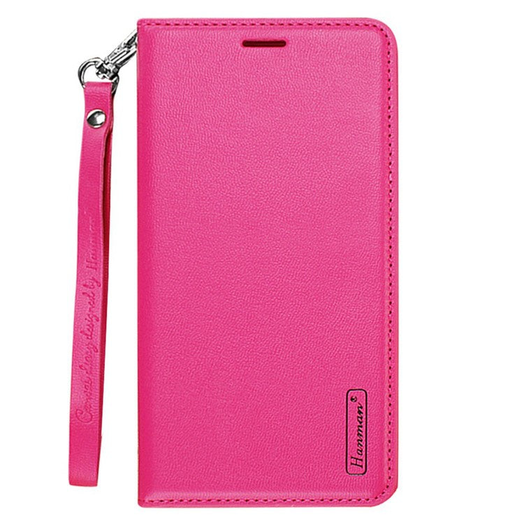 HANMAN Minuo Series Stand Cover for Samsung Galaxy S20 4G / 5G PU Leather Phone Wallet Case