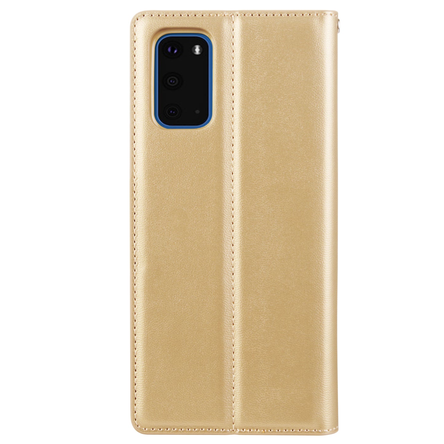 HANMAN Minuo Series Stand Cover for Samsung Galaxy S20 4G / 5G PU Leather Phone Wallet Case