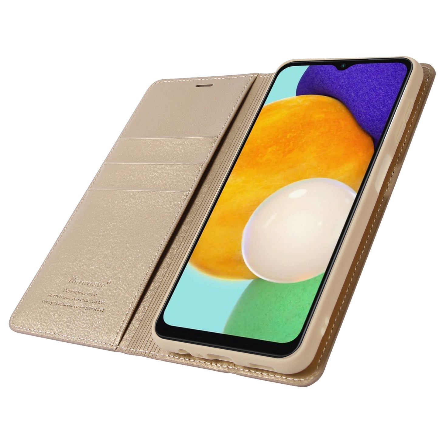HANMAN Minuo Series For Samsung Galaxy A54 5G PU Leather Stand Cover Phone Wallet Case