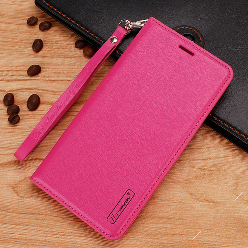 HANMAN Minuo Series For Samsung Galaxy A54 5G PU Leather Stand Cover Phone Wallet Case