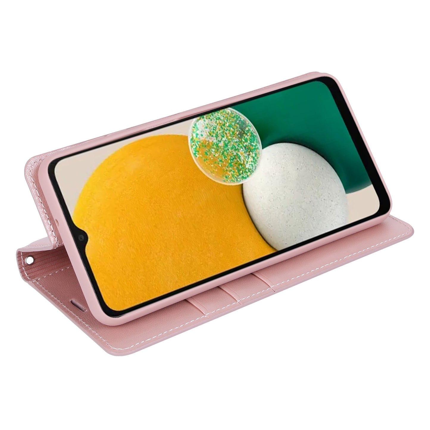 HANMAN Minuo Series For Samsung Galaxy A54 5G PU Leather Stand Cover Phone Wallet Case