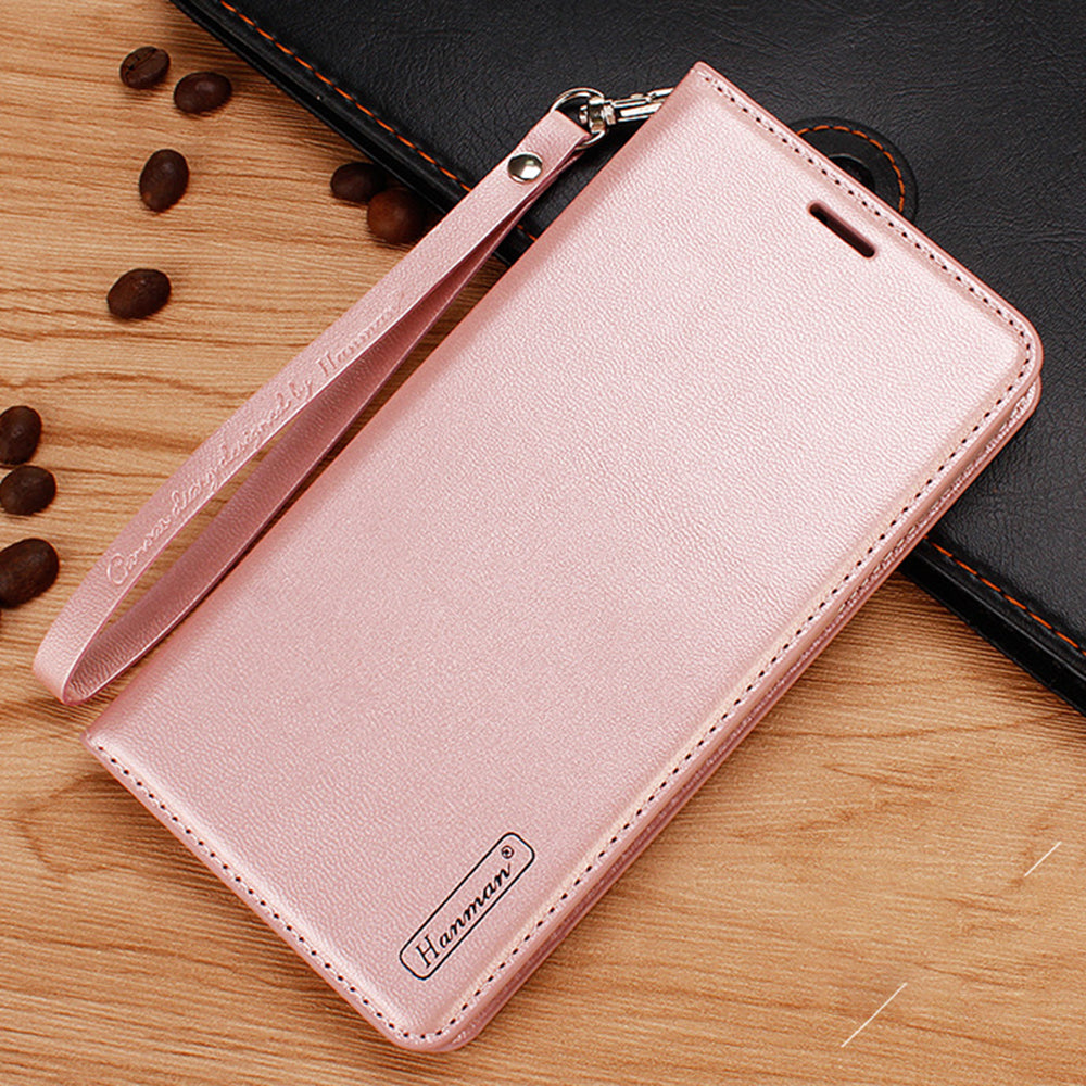 HANMAN Minuo Series For Samsung Galaxy A54 5G PU Leather Stand Cover Phone Wallet Case