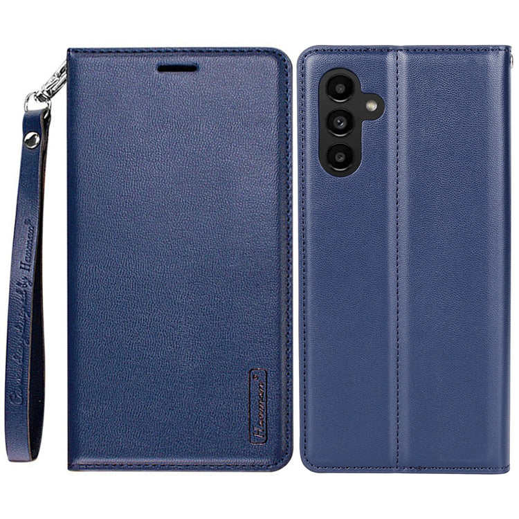 HANMAN Minuo Series For Samsung Galaxy A54 5G PU Leather Stand Cover Phone Wallet Case