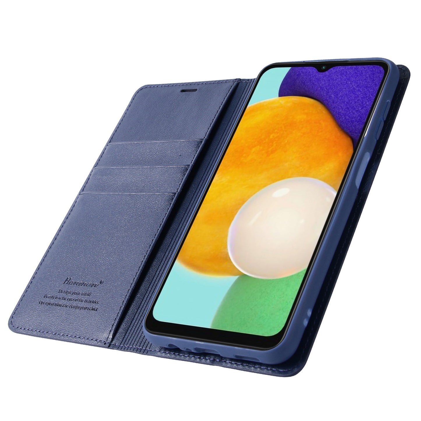 HANMAN Minuo Series For Samsung Galaxy A54 5G PU Leather Stand Cover Phone Wallet Case