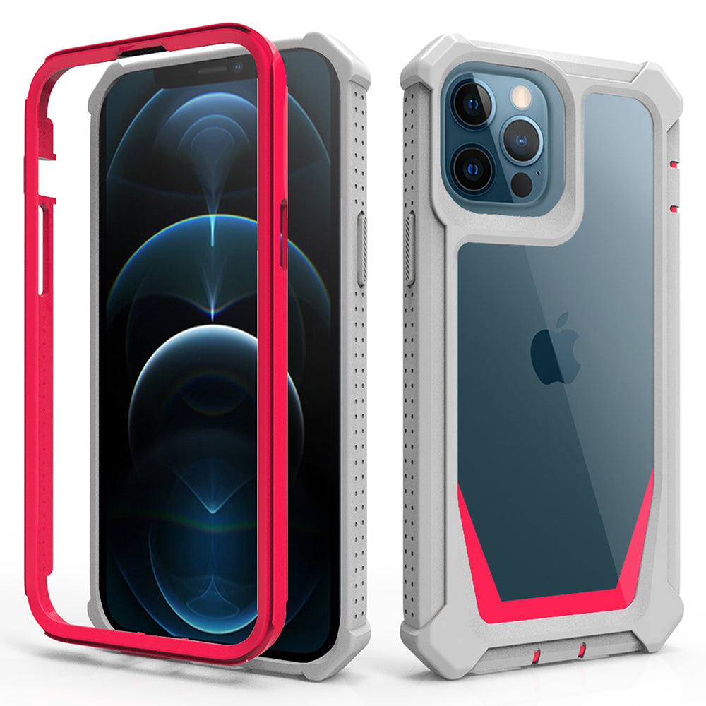 For iPhone 14 Pro Crystal Clear Phone Case Detachable 2-in-1 TPU + Acrylic Corner Protection Phone Cover