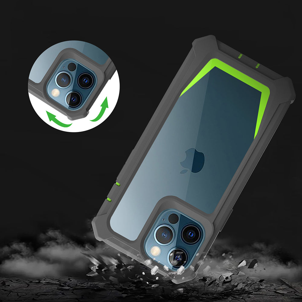 For iPhone 14 Pro Max Detachable 2-in-1 TPU + Acrylic Phone Case Reinforced Corner Shockproof Cover