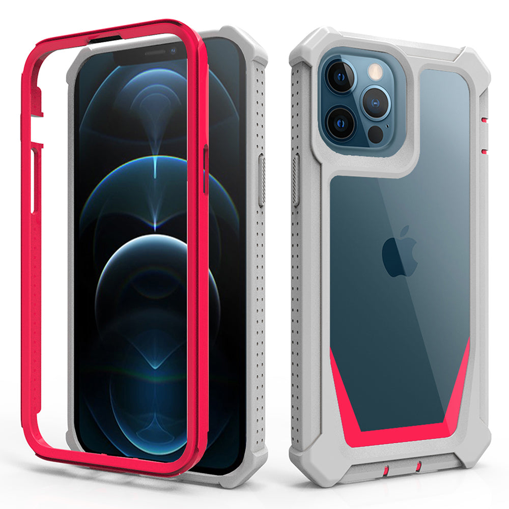 For iPhone 14 Pro Max Detachable 2-in-1 TPU + Acrylic Phone Case Reinforced Corner Shockproof Cover