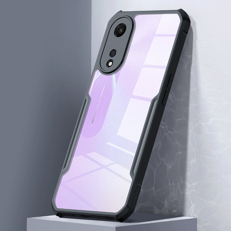 XUNDD For Oppo A78 5G Acrylic+TPU Cell Phone Case Drop-proof Protection Phone Cover