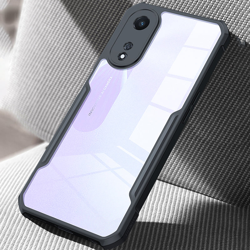 XUNDD For Oppo A78 5G Acrylic+TPU Cell Phone Case Drop-proof Protection Phone Cover