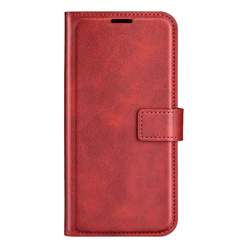 For Samsung Galaxy A24 4G Leather Wallet Mobile Case Calf Texture Square Clasp Flip Stand Cover