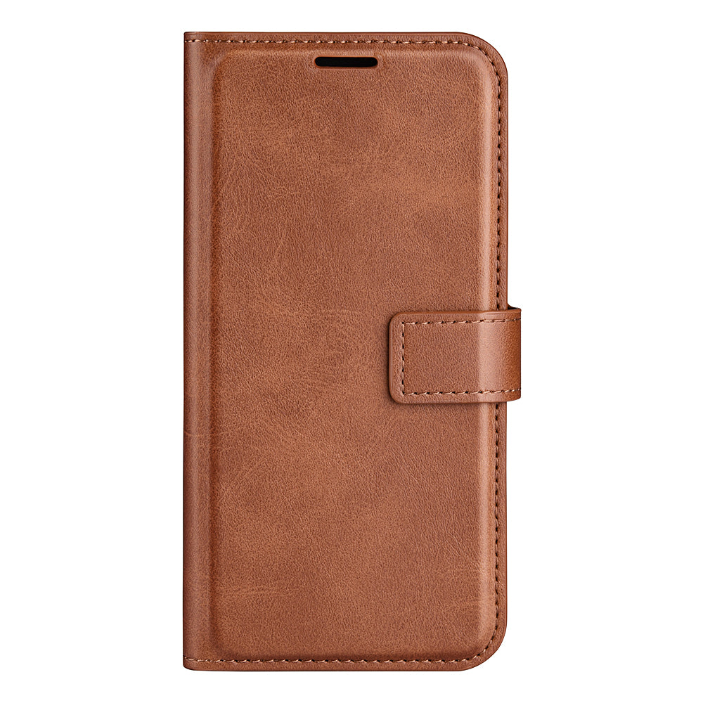 For Samsung Galaxy A24 4G Leather Wallet Mobile Case Calf Texture Square Clasp Flip Stand Cover