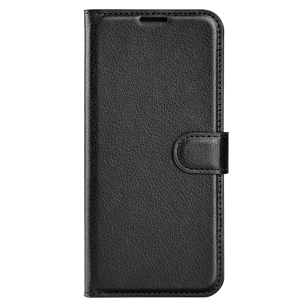 For Samsung Galaxy A24 4G PU Leather Wallet Shell Litchi Texture Phone Case Flip Stand Cover