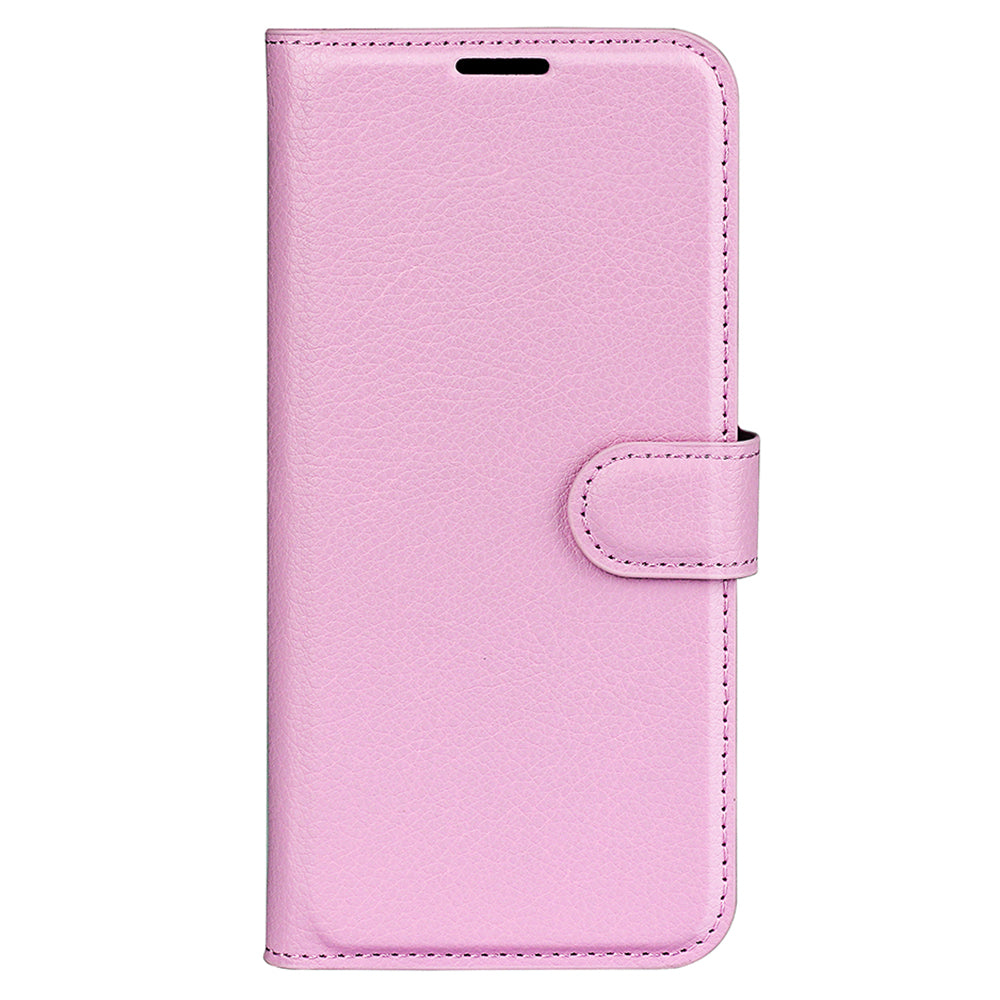 For Samsung Galaxy A24 4G PU Leather Wallet Shell Litchi Texture Phone Case Flip Stand Cover